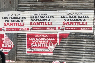 En la Grieta Radical de La Plata apareció el radicalómetro y desde el sector de Manes dicen que el apoyo a Santilli es "campaña sucia"