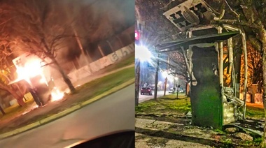 Quemaron un puesto de venta del Diario Hoy, el segundo en 15 días