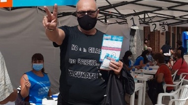 "No a la gilada, usá barbijo, vacunate": el mensaje de uno de los autores del Robo del Siglo