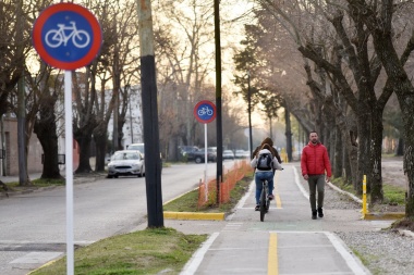 Inauguraron el Parque Lineal, para dar más conectividad y seguridad vial a Tolosa