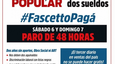 Paro en Diario Popular por atraso salarial: el tercero en vender, el último en pagar