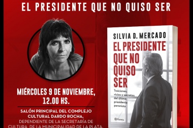 Silvia Mercado presenta en La Plata su polémico libro sobre Alberto y compania