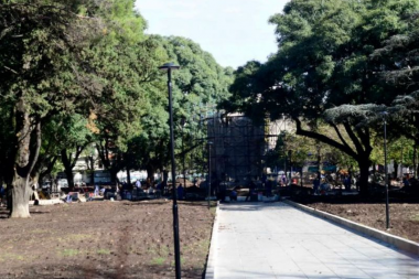 Con una fiesta popular reinauguran la histórica Plaza Rocha de La Plata