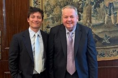 Clave: Santiago Caputo recibió en la Casa Rosada a Barry Bennett, el estratega de Donald Trump