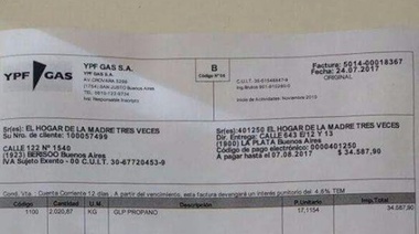 La obra del Padre Cajade en peligro: le vinieron $34.000 de gas