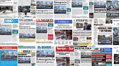 Protestas con tapas: periodistas con salarios congelados siguen con su plan de lucha