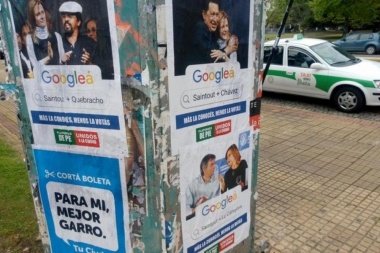 Con afiches, video y jingles una ONG pide cortar boleta a favor de Garro