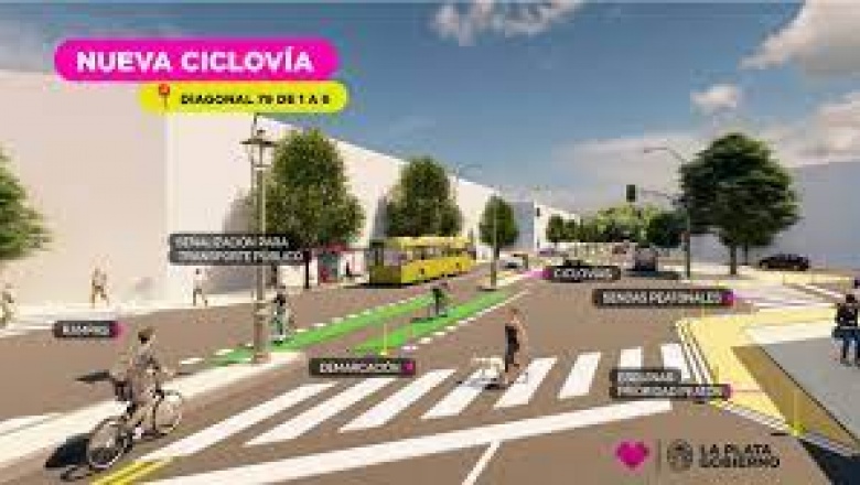 A pedalear: una nueva ciclovía unirá el centro platense con la zona de facultades