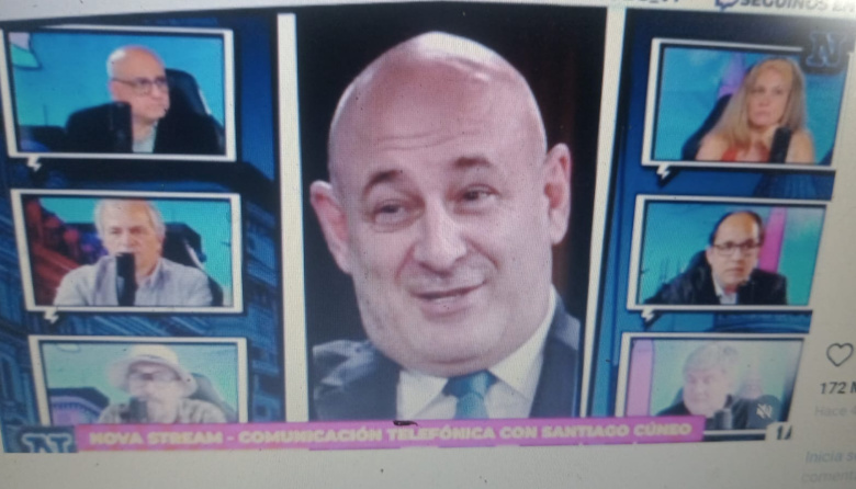 No soportó que recuerden que le ganó Burlando: un furioso Santiago Cúneo insultó y amenazó a periodistas durante un programa de stream