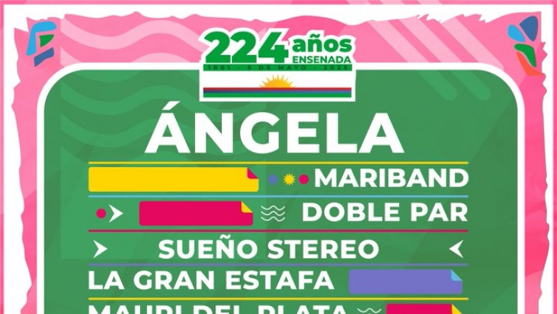 Aniversario de Ensenada: sin desfile por la lluvia pero el sábado gran fiesta con Ángela Leiva y artistas locales