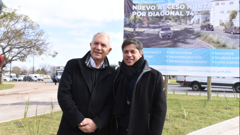 Alak y Kicillof inauguraron el ensanche y pavimentación en un acceso clave a La Plata