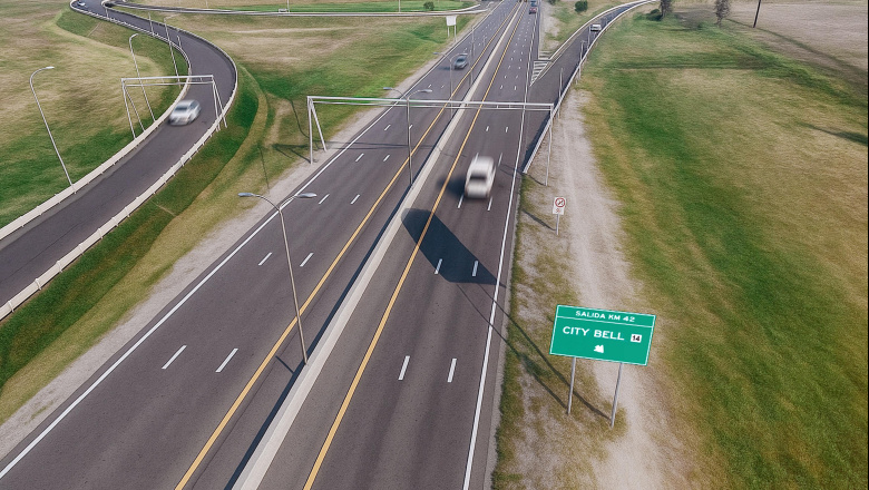 Rápida y Segura: Alak y Arteaga aunciaron la obra de la bajada City Bell de la autopista La Plata