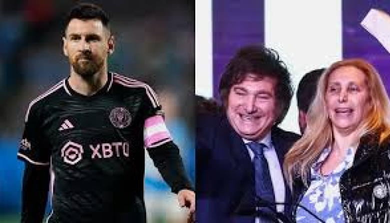 Gorilas en la Mierda: Karina hizo descolgar un cuadro de Perón y Evita y lo reemplazó por uno de Messi