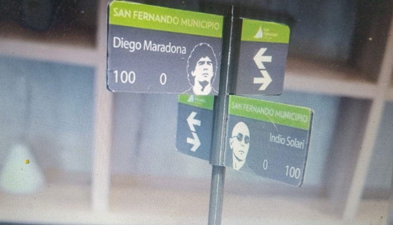 Una esquina mágica: un municipio del Conurbano tendrá Maradona y el Indio