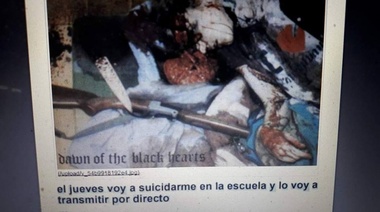 Un anónimo anticipó un suicidio en una escuela y que podrían haber muerto "3 ó 4 compañeros"