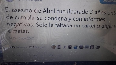 Carolina Píparo: "Solo le faltaba un cartel que diga: voy a matar"