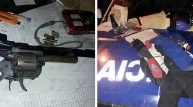 Imparables: a pocas cuadras de la casa de Abril, apresaron a tres menores con auto robado y armados