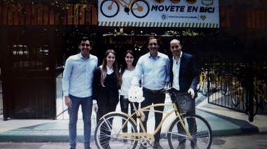 Garro lo hizo: también se podrá pedalear gratis en Villa Cariño