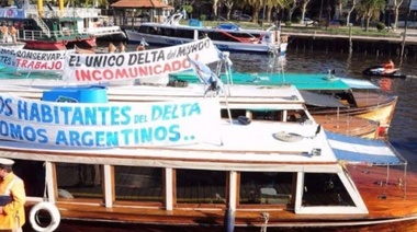 Caminando no pueden ir al trabajo o la escuela los isleños del Delta al borde de quedarse sin transporte fluvial