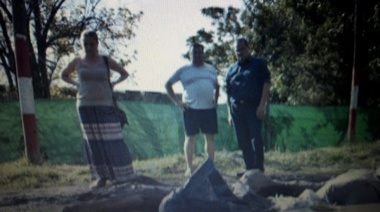 Escudero también fue a Los Hornos: "Total abandono del gobierno municipal"