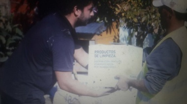 La municipalidad montó un operativo de asistencia para los que más sufrieron el temporal