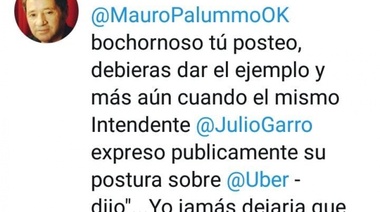 Poné los fideos: el taxista Berón se sumó a la polémica contra el comandante Palummo