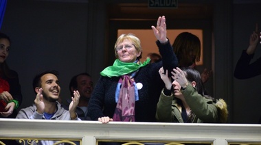 "Todos los días aprendemos de Rosa", dijo Saintout durante el homenaje de Diputados a la mamá de Miguel Bru