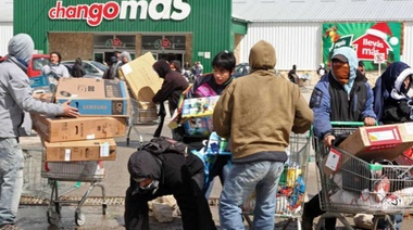 Denuncian la organización de robos piraña bajo la máscara del saqueo por hambre