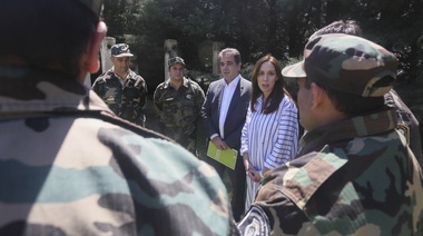 Vidal felicitó a los policías rurales que secuestraron 370 kilos de frula