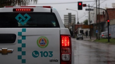 Se llovió todo durante la madrugada pero de alerta naranja se pasó al amarillo