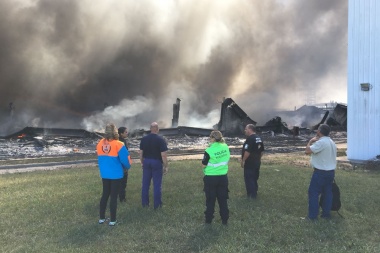 Empezó la investigación: no descartan que el incendio en Mafisa haya sido intencional