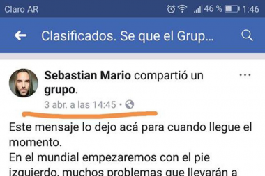 El "Nostradamus" mendocino que acierta todo y ahora ve a la Selección en la final