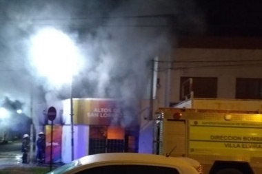 Investigan el incendio de un local de Cambiemos en 73 y 22