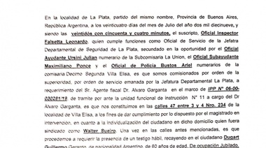 Arias denunció "persecusión política, provocación y detenciones ilegales"