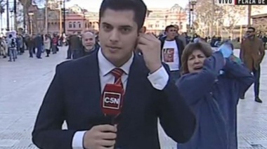 No se puede: agredieron a periodistas en la marcha pro gobierno