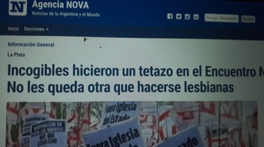 Llueven críticas a una agencia de noticias que descalificó a mujeres participantes del "tetazo" en Plaza Moreno