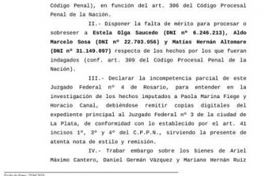 La Justicia desvinculó a Balcedo de la banda narco Los Monos y le dio letra para defender la idea de una causa armada