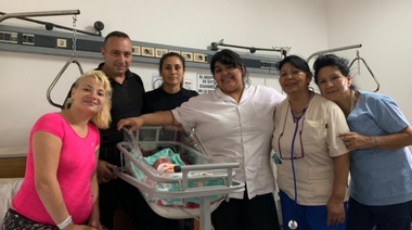 La mamá es interna en la Unidad 33: Martina, la primera platense de 2020 que nació entre sueños de libertad