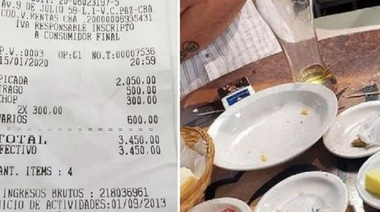 Vampiros del turismo: les arrancaron la cabeza con la cuenta de una picada y el ticket se volvió viral