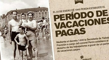 Se cumplieron 75 años del decreto de las vacaciones pagas