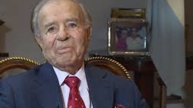 Menem dio negativo de Covid: el virus se tocó el izquierdo