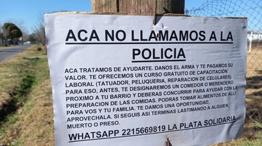 En Tolosa, un grupo de vecinos apuesta  a tirarle a los chorros con oportunidades de rescatarse