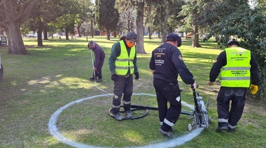 La Muni empezó a armar "Picnicpódromos" en plazas y parques platenses
