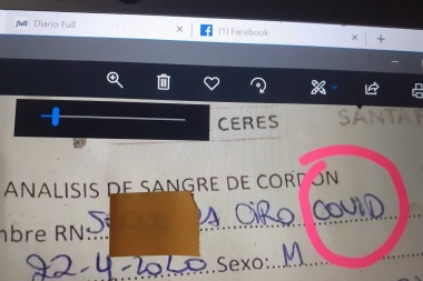 En la escuela le van a decir Virus, pase al frente: a un recién nacido le pusieron Covid