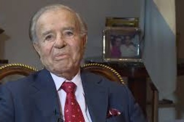 Menem dio negativo de Covid: el virus se tocó el izquierdo