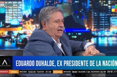 Duhalde puso en duda que el año que viene haya elecciones y asustó con predicciones apocalípticas