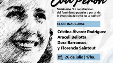 Saintout pone en marcha la Cátedra Libre Eva Perón en la UNLP