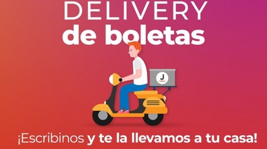 Como la pizza, Juntos La Plata ofrece llevar la boleta a domicilio