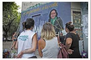 Libres del Sur pidió disculpas y se comprometió a reparar el daño causado al mural de la Negra Illarucci