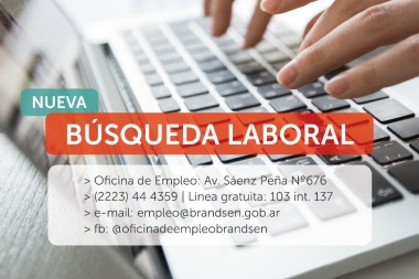 La Muni de Brandsen abrió otra búsqueda de empleos